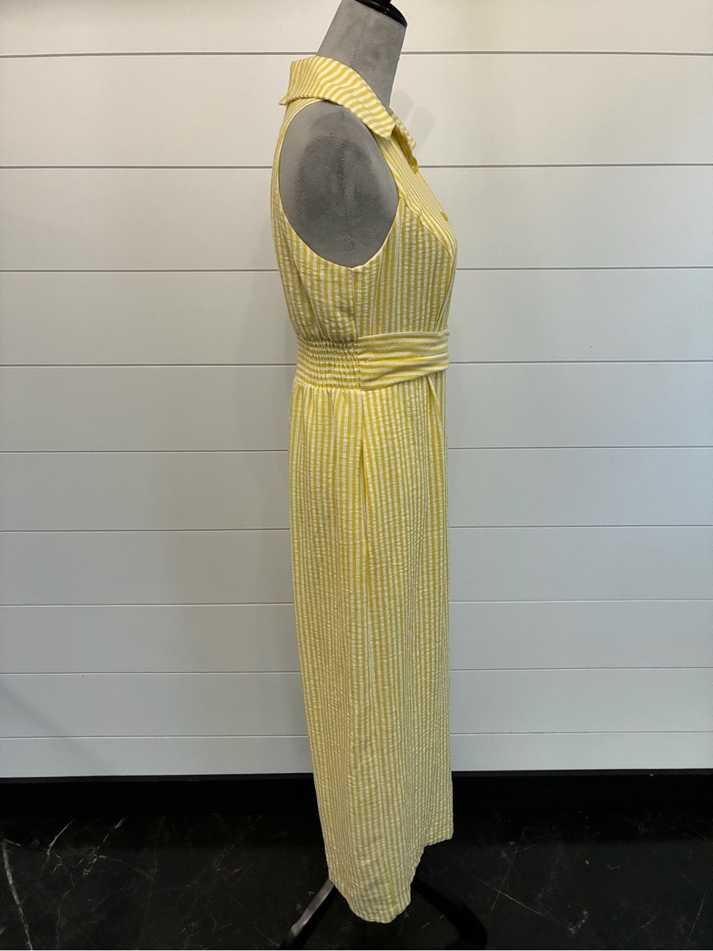 Maison Tara Seersucker Striped Halter
Jumpsuit Sz 8 NWOT/0351 - Picture 5 of 13
